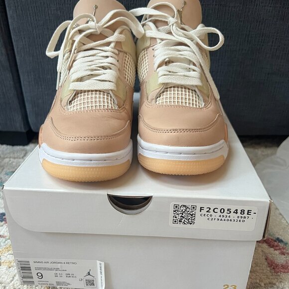 2021 Wmns Air Jordan 4 Retro 'Shimmer' - Picture 2 of 4